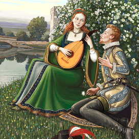 Зеленые рукава. (Green sleeves.)