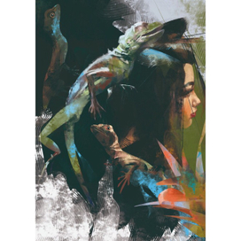 Портрет с драконами