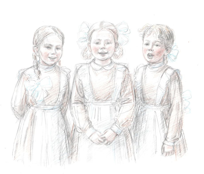 Евгений Шварц "Первоклассница", иллюстрация