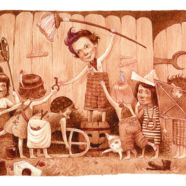 иллюстрации к Тому Соеру (а-ба-ба-га-ла-ма-га)