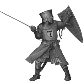 Фамилиар Тевтонского ордена, 1240-50 годы.