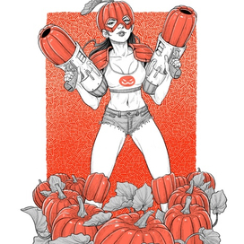 Pumpkin girl