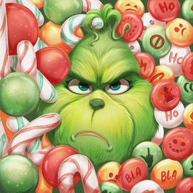 Гринч в конфетах