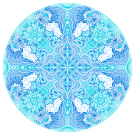 Орнамент "Петухи"