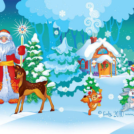 Дед мороз и снегурочка