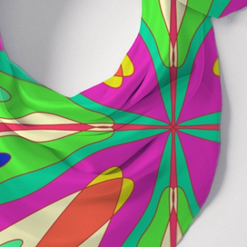 Плейсмент принт на платке