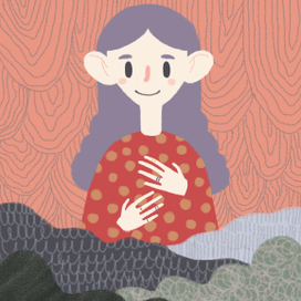 иллюстрация с девочкой