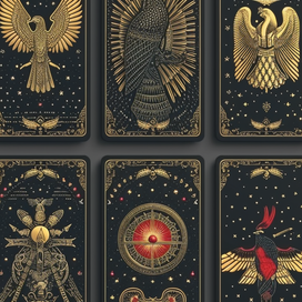 Метафорические карты в египетском стиле