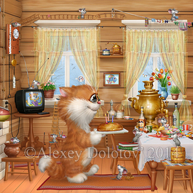 "День рождения мамы-мышки" 