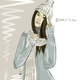 Модная иллюстрация