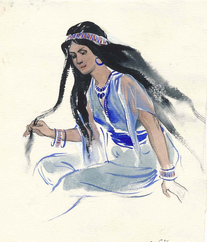 Рассказ Муэдзина (оборочная иллюстрация)