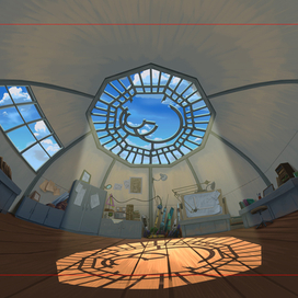 Фон для ан. сериала "Анфилада миров"