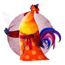 Животные восточного календаря. Петух.