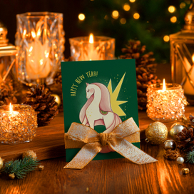 Новогодняя открытка 2026