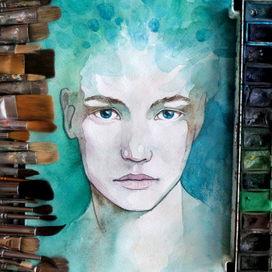 Девушка вода