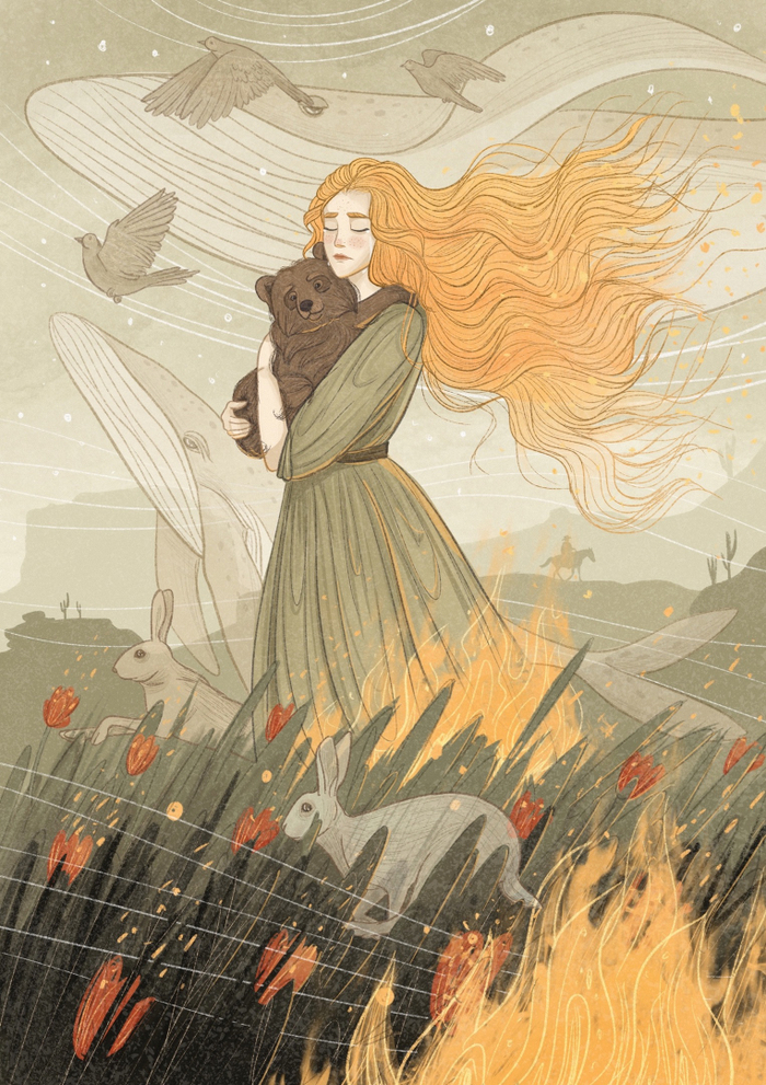 Птички и зайки