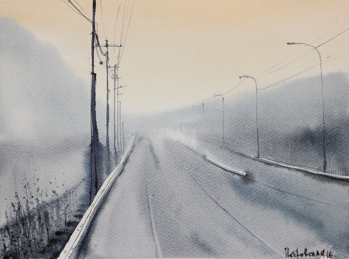 Туманная дорога