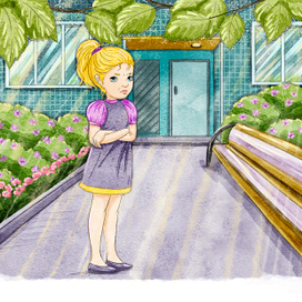 Сердитая девочка