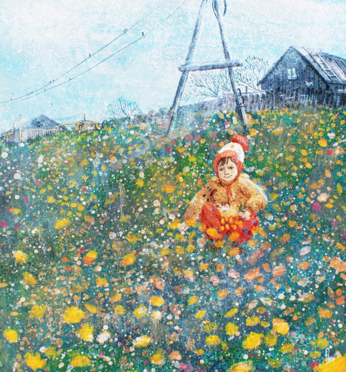 Весна и одуванчики