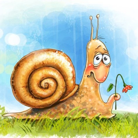 Грустная улитка