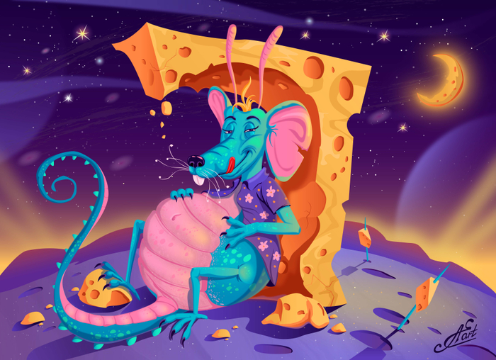 Любитель сыра с далекой планеты