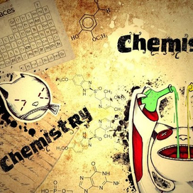 Обложка тетради "Химия" 