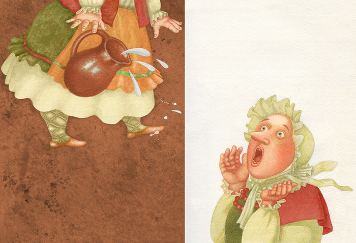 Сказка про черного и белого кота