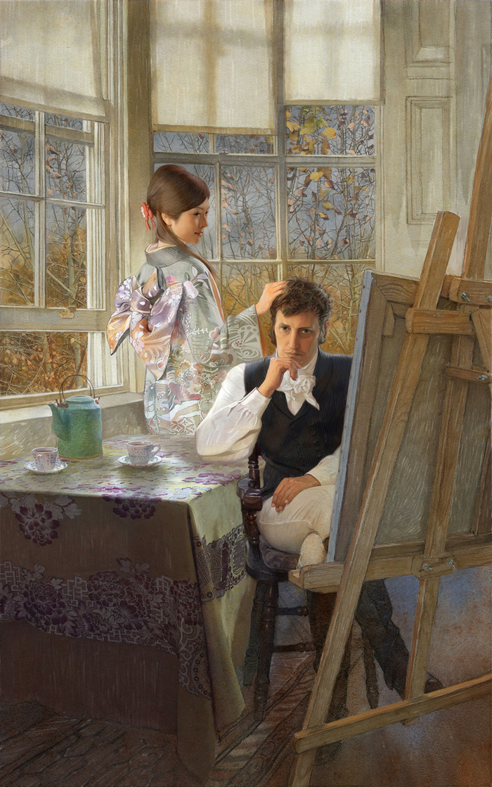 Д. Митчелл "Тысяча осеней Якоба де Зута". (David Mitchell «The Thousand Autumns of Jacob de Zoet»).