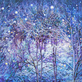 Магия зимнего вечера в городе