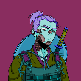 Робот самурай 3