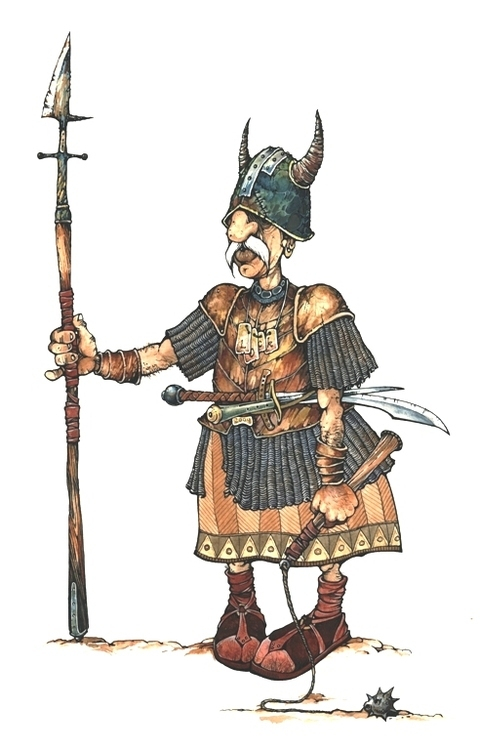 воин с усами