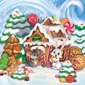 Новогодняя сказка. Пряничный Теремок