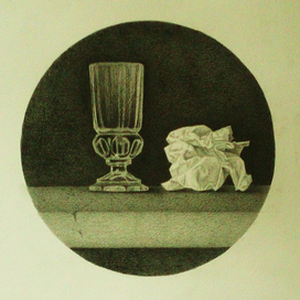 Натюрморт с рюмкой