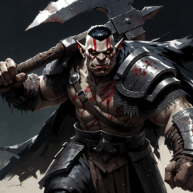 Концепт-арт: Орк-воин