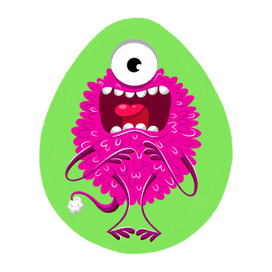 Летающий монстрик. Проект «Треснутые 2» для Дикси