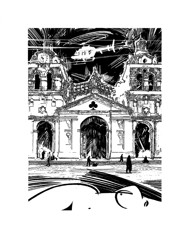 "Пляжные убийцы" Дж.Г. Баллард, иллюстрации к рассказам, 2016 г.