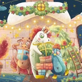 Unicorn christmas