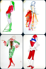 Наброски костюмов