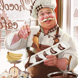 Банановый шоколатье.