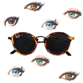 Fashion иллюстрация для Ray Ban