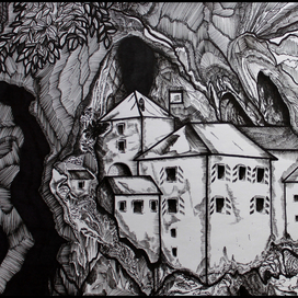 Предъямский замок в Словении