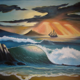 Вечерний прибой