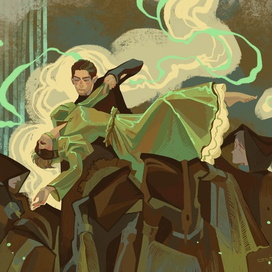 Подношение. Иллюстрация к спектаклю "Демон"