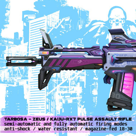 Tarbosa Zeus / KAIJU-RX7 // Pulse Assault Rifle concept