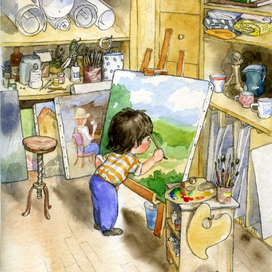 В мастерской