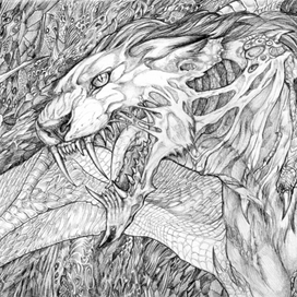 Каменный лев