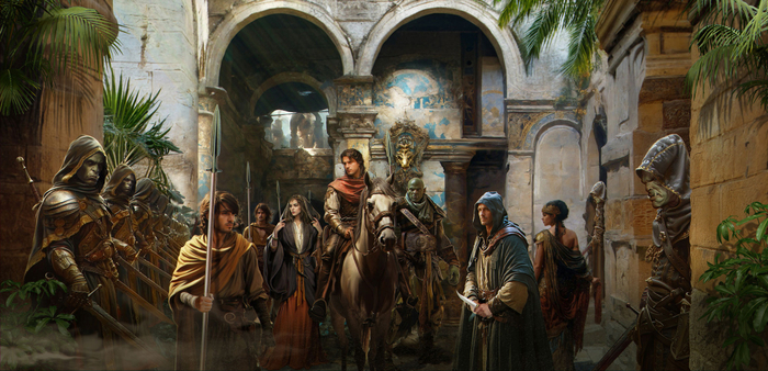 Прибытие в замок...