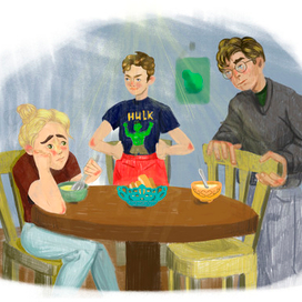 "Если бы я был взрослым" иллюстрация (рассказ Ю. Драгуского)