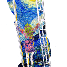 Всматриваясь в Ван Гога. Looking into van Gogh. 