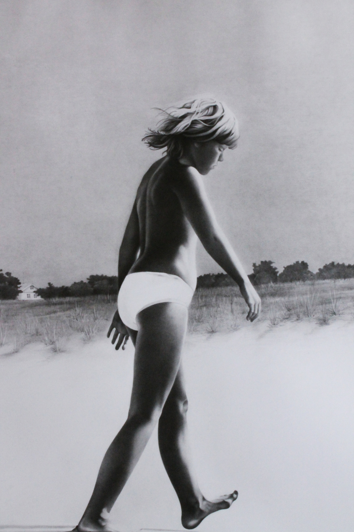 Пляж (левая часть триптиха) деталь